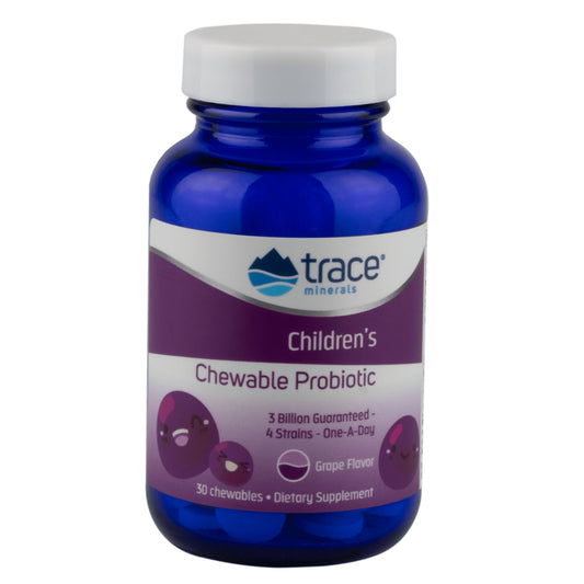 CHILDRENS CHEWABLE PROBIOTIC 3 BILLION x 30 CPS Trace Minerals