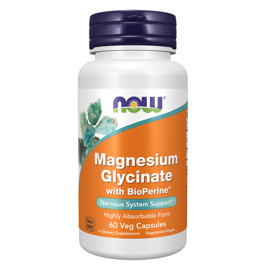 NOW - MAGNESIUM GLYCINATE WITH BIOPERINE