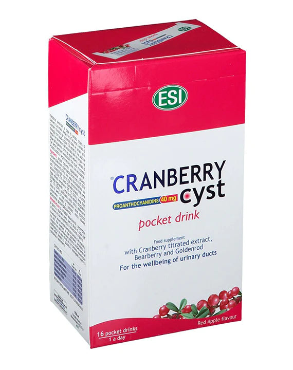 Esi Cranberry Cyst Proantocianidine Pocket Drink