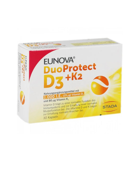 Eunova Duo Protect D3+K2 *x 30