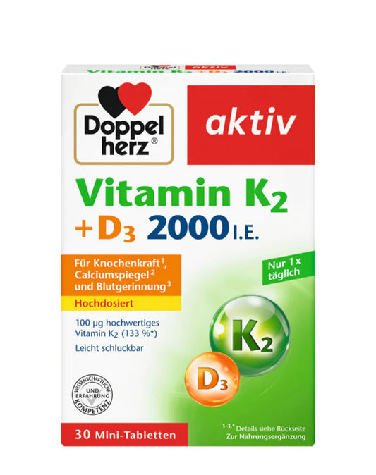 DoppelHerz Vitamin D3 + K2