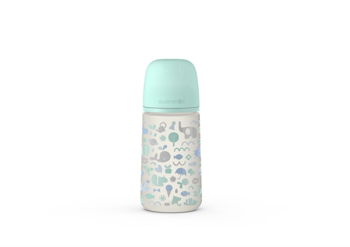 Suavinex- Biberon Forest -270ml (sx pro) +3 muaj