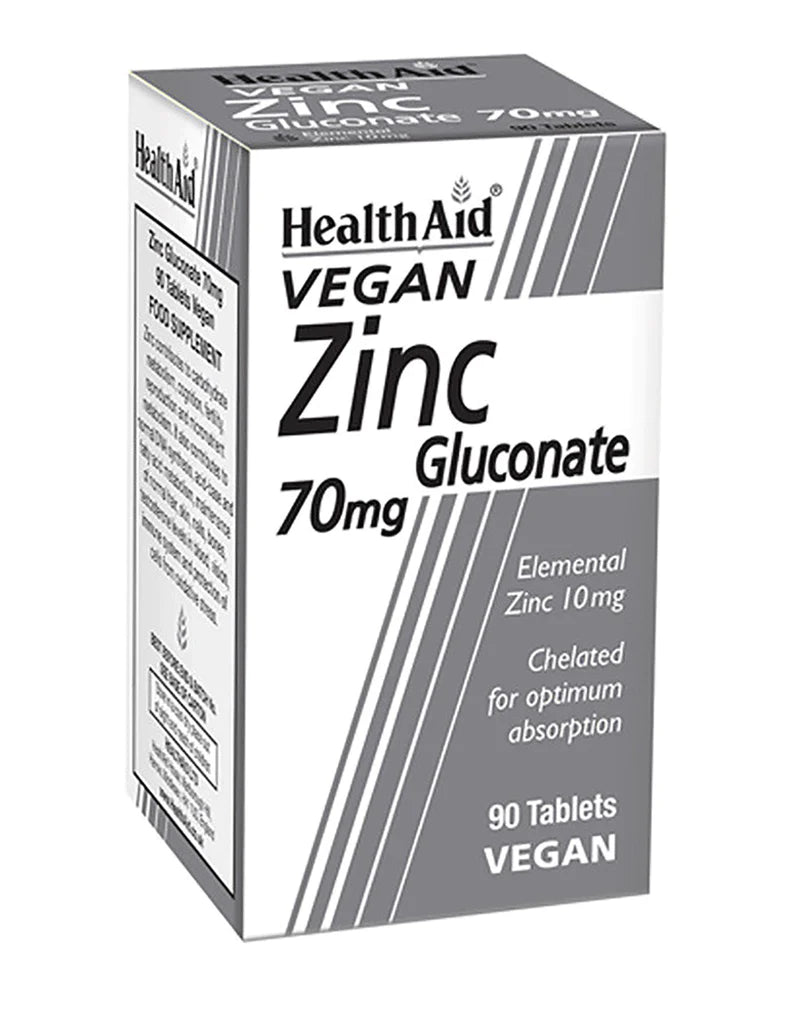 HealthAid Zinc Gluconate 70 MG