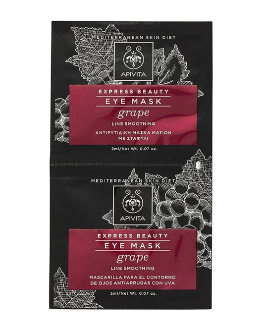 Apivita Express Beauty Grape Line Smoothing Eye Mask