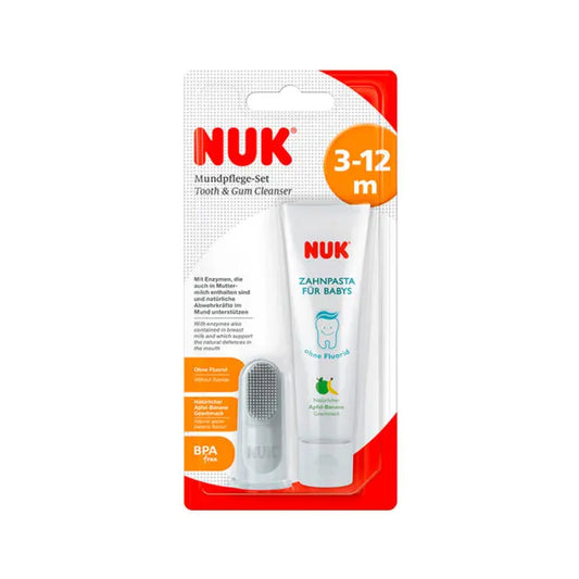 NUK – Set për pastrimin e dhëmbëve të bebeve (3-12m)