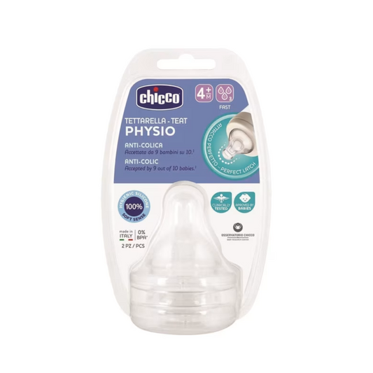 Chicco Physio Teat Silicone 4 m+