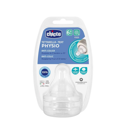 Chicco Physio Teat Silicone 6 m+