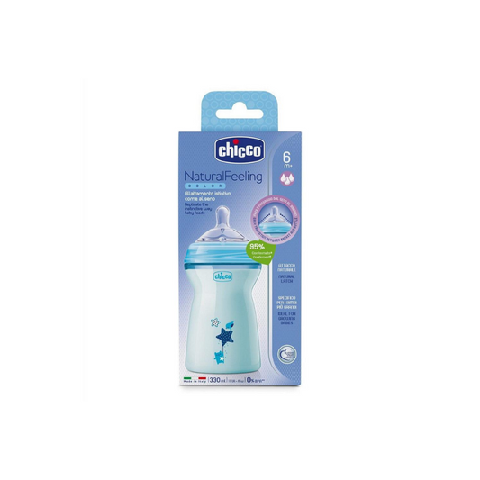 Chicco Natural Feeling Plastic Bottle 6 m+
