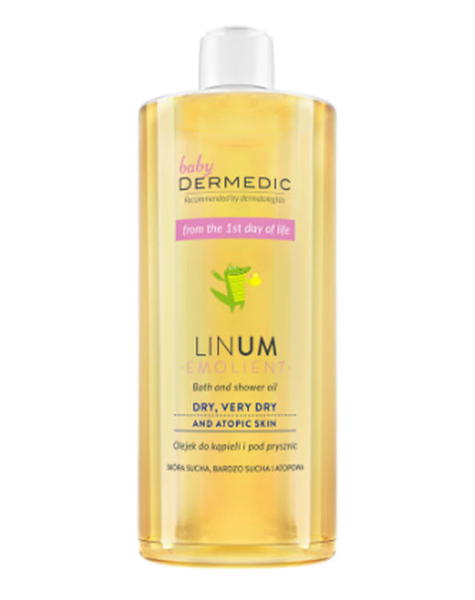 Dermedic Baby Linum Emolient Bath and Shower Oil