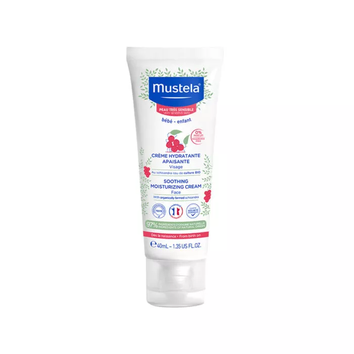 Mustela – Hidratues për fytyrën, për lëkura shumë të ndjeshme (0m+)
