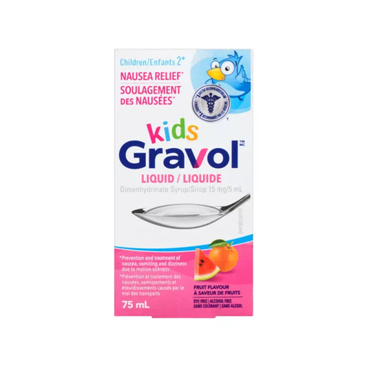 Gravol Kids – Shurup për trajtimin e të përzierave (2-12 vjeç)