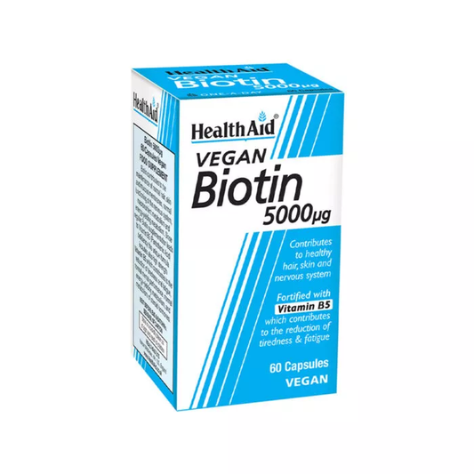 Health Aid – Biotinë 5000µg me Vitaminë B5
