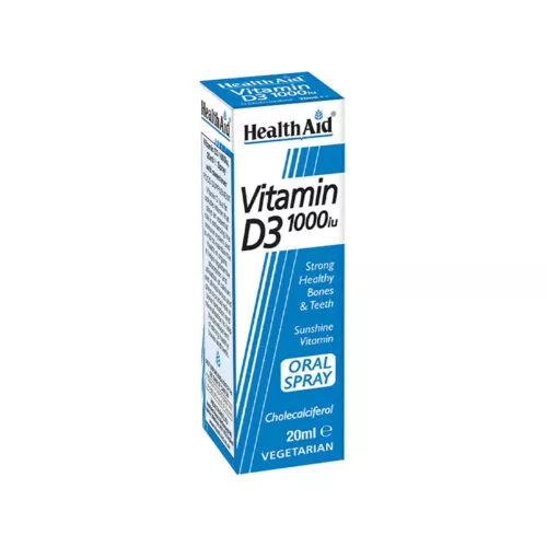 Health Aid – Vitamin D3 1000IU (spray)