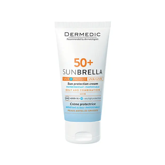 Dermedic – Sunbrella mbrojtës për lëkura mikse – të yndyrshme (SPF 50+)