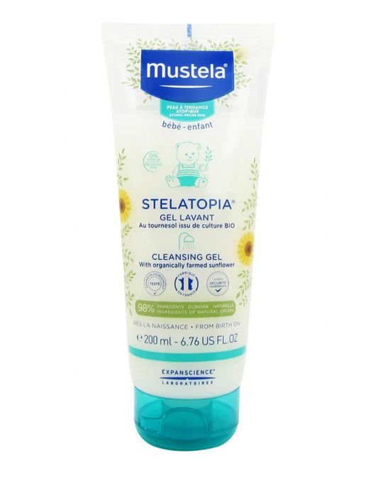 Mustela Stelatopia Gel Lavant Nourrisant Au Cold Cream
