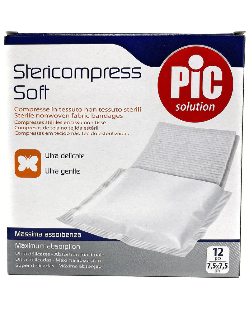 PIC Stericompress Swabs x 12