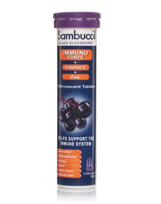 Sambucol Black Elderberry Effervescent Tablets