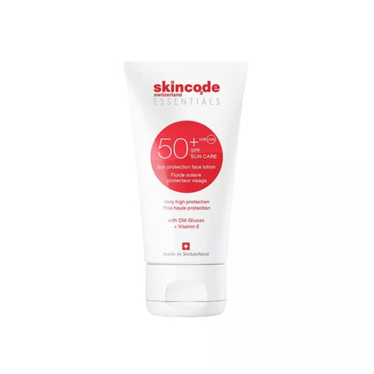 Skincode – Locion mbrojtës ndaj diellit për fytyrën (SPF 50+)