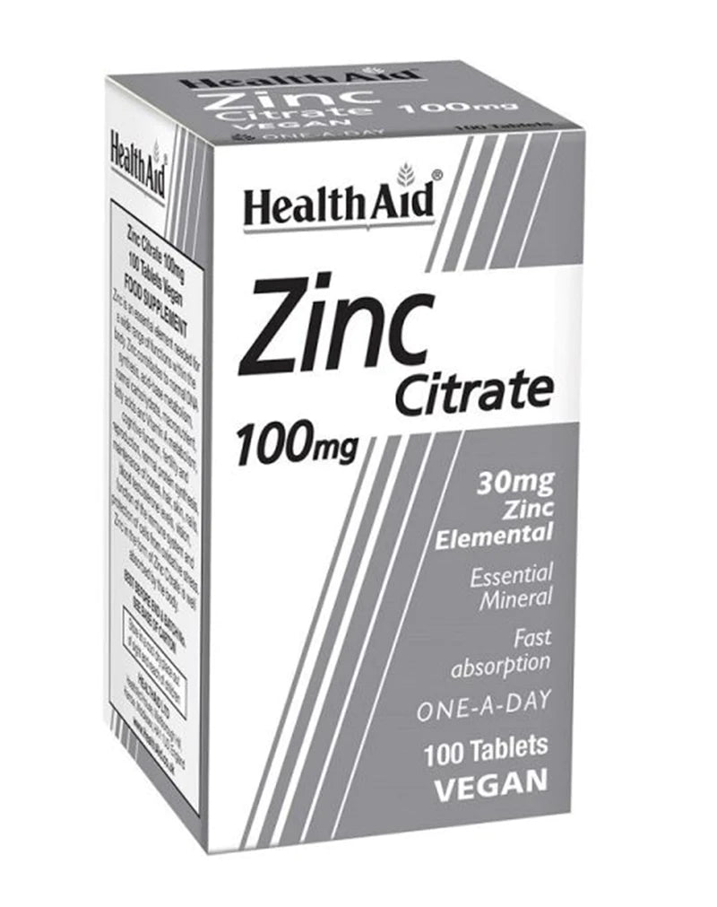 HealthAid Zinc Citrate 100 MG