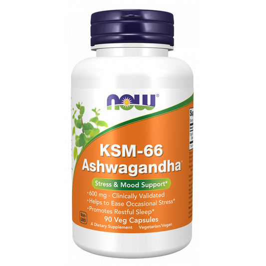 NOW - KSM-66 ASHWAGANDHA 600 MG