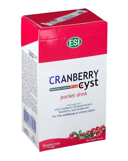 Esi Cranberry Cyst Proantocianidine Pocket Drink