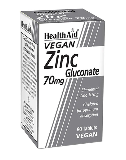 HealthAid Zinc Gluconate 70 MG