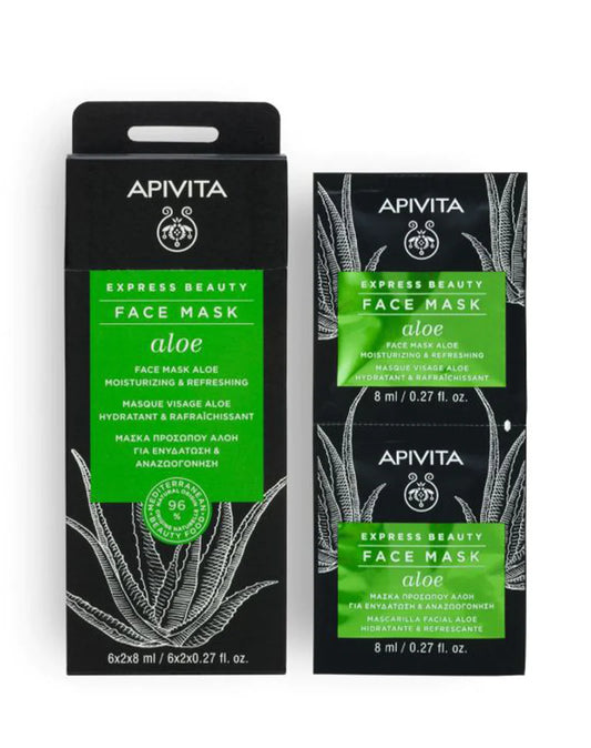 Apivita Express Beauty Aloe Moisturizing & Refreshing Face Mask