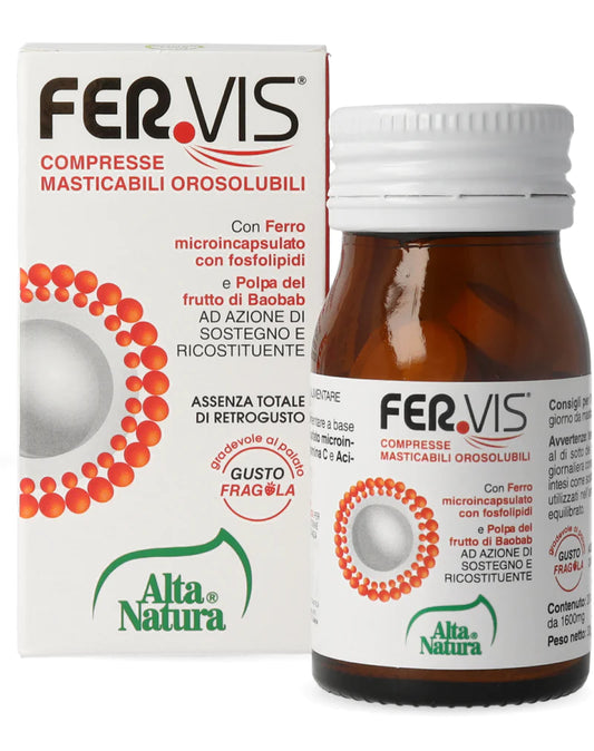 Alta Natura Fer Vis Compresse Masticabili Orosoulubili