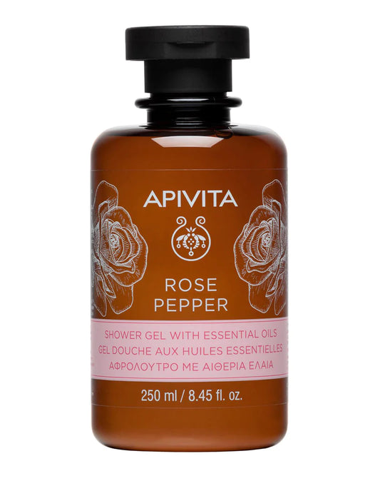 Apivita Rose Pepper Shower Gel