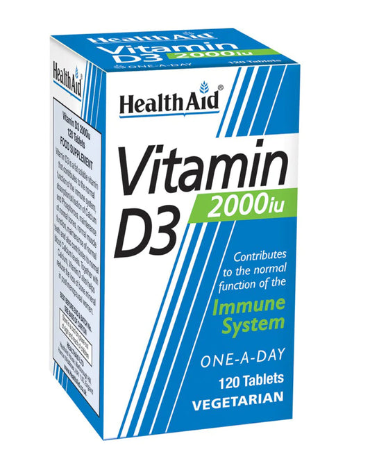 HealthAid Vitamin D3 2000 IU
