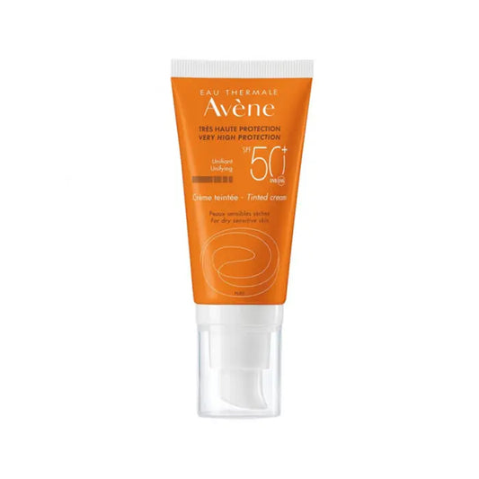 Avene – Krem me ngjyrë për lëkura të thata, të ndjeshme (SPF 50+)