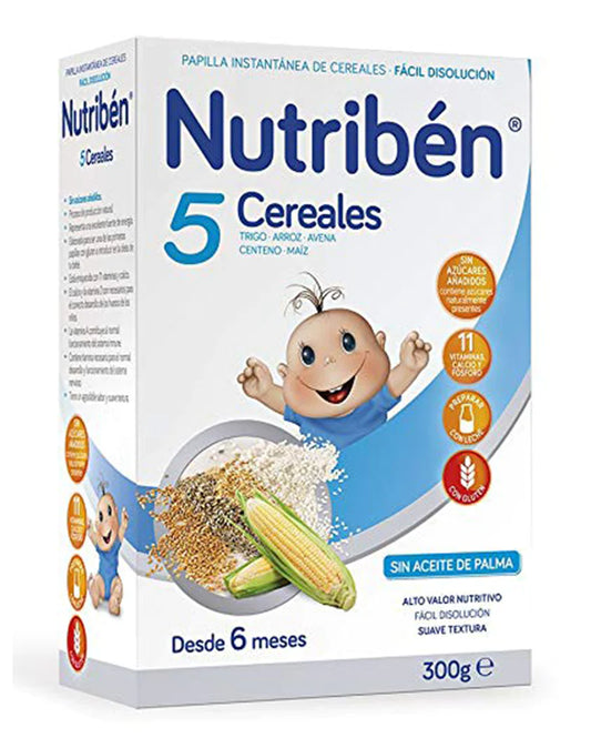 Nutriben 5 Cereals 6 Months +