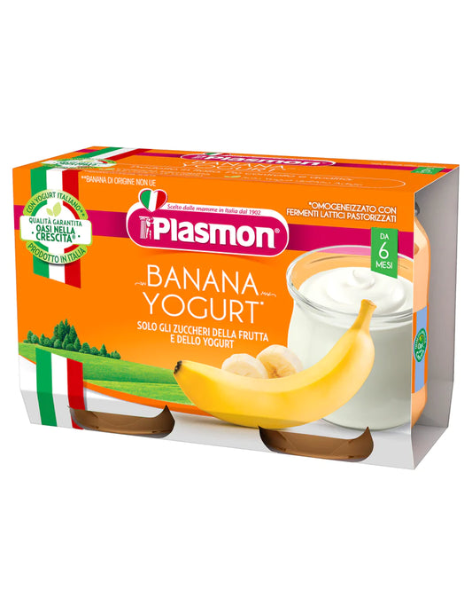 Plasmon Banana & Yogurt Jar 6 Months +
