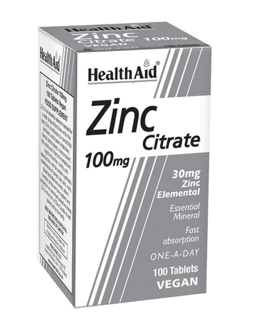 HealthAid Zinc Citrate 100 MG